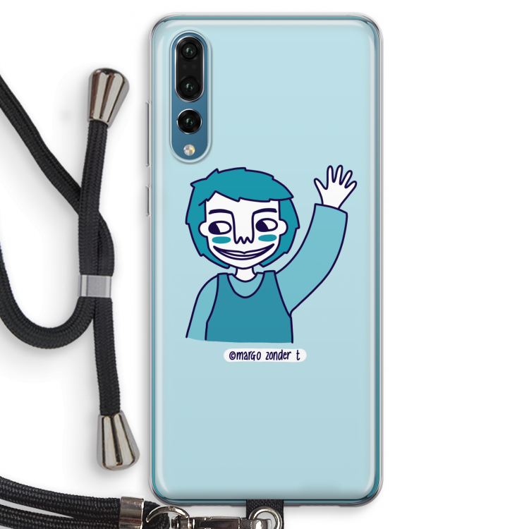 Zwaai: Huawei P20 Pro Transparant Hoesje met koord