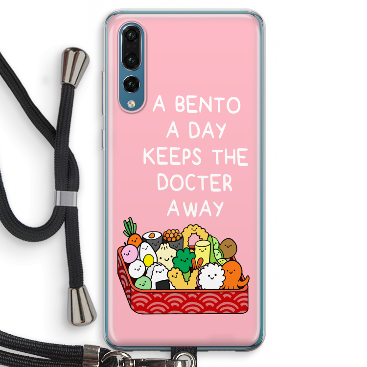 Bento a day: Huawei P20 Pro Transparant Hoesje met koord