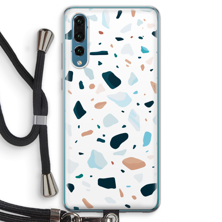 Terrazzo N°13: Huawei P20 Pro Transparant Hoesje met koord