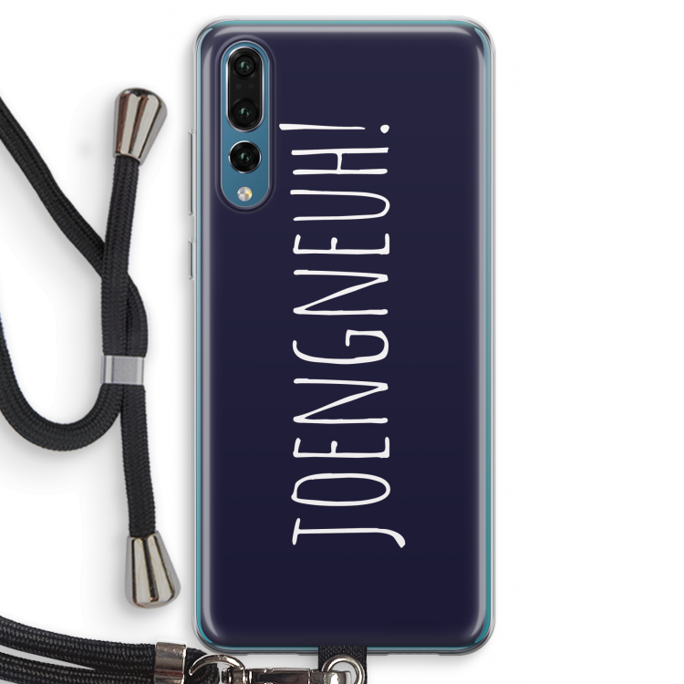 Joengneuh!: Huawei P20 Pro Transparant Hoesje met koord
