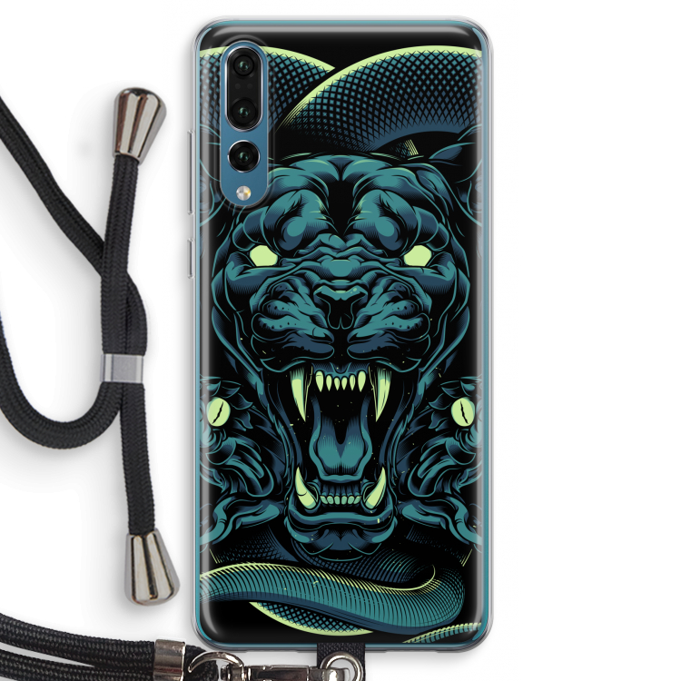Cougar and Vipers: Huawei P20 Pro Transparant Hoesje met koord