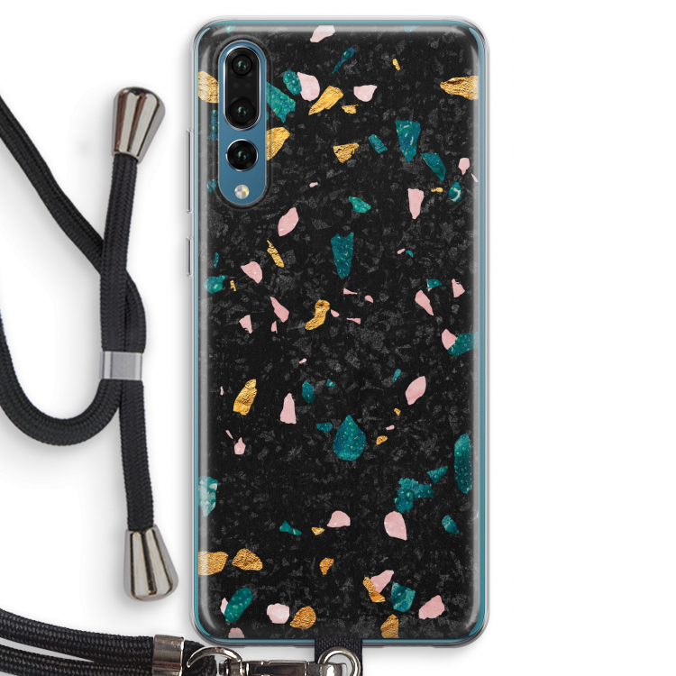Terrazzo N°10: Huawei P20 Pro Transparant Hoesje met koord