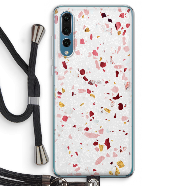 Terrazzo N°9: Huawei P20 Pro Transparant Hoesje met koord