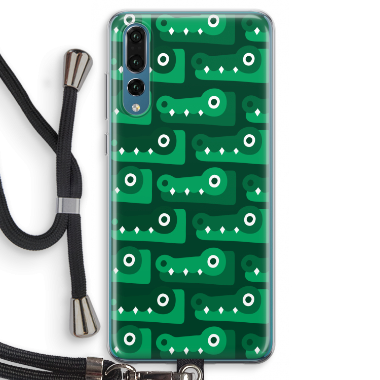 Crocs: Huawei P20 Pro Transparant Hoesje met koord