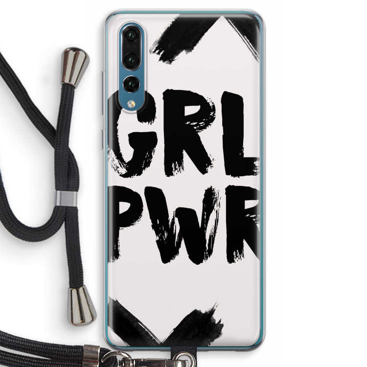 Girl Power #2: Huawei P20 Pro Transparant Hoesje met koord