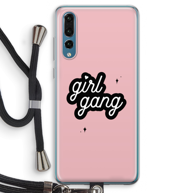 Girl Gang: Huawei P20 Pro Transparant Hoesje met koord