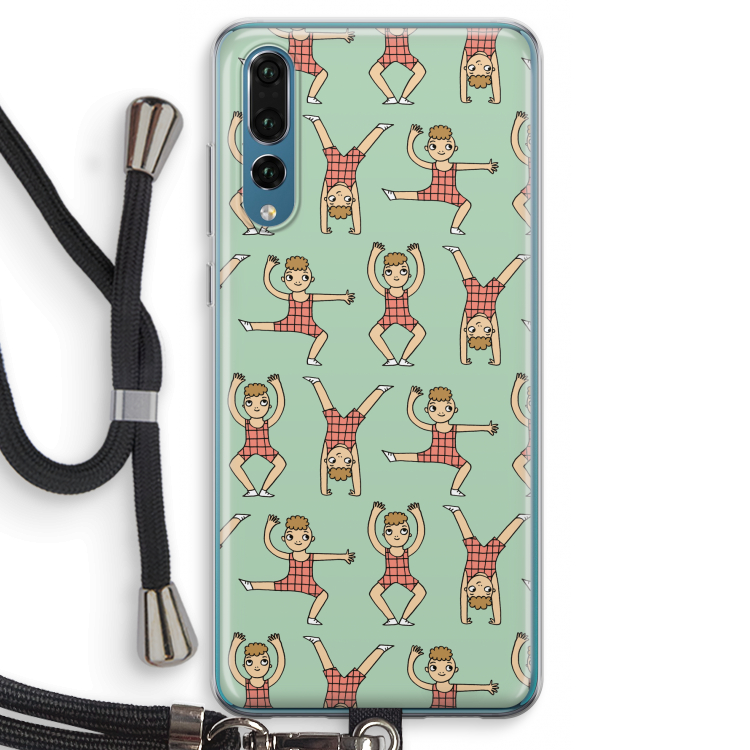 Gymboys: Huawei P20 Pro Transparant Hoesje met koord