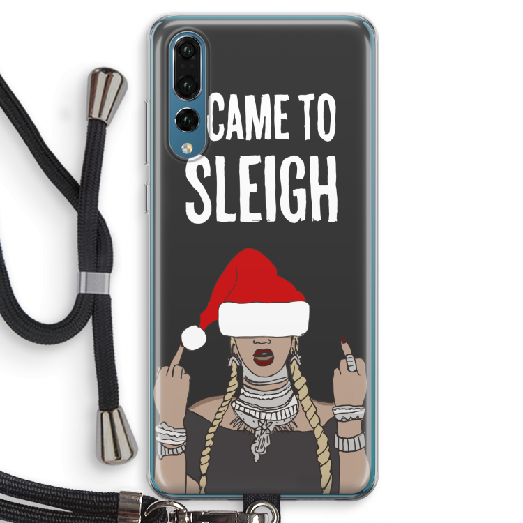 Came To Sleigh: Huawei P20 Pro Transparant Hoesje met koord