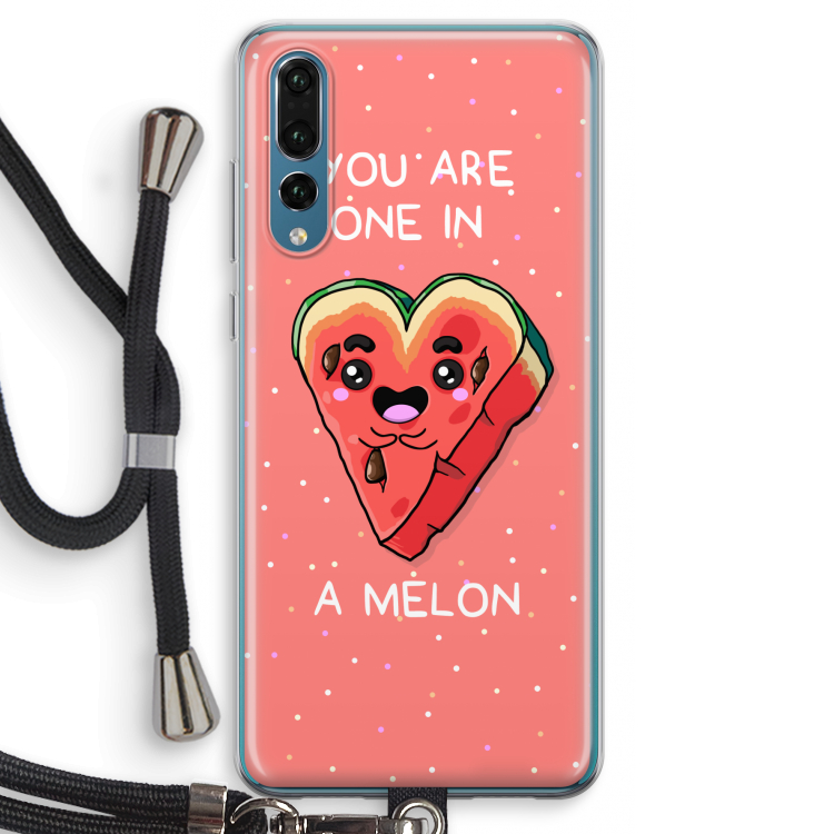 One In A Melon: Huawei P20 Pro Transparant Hoesje met koord