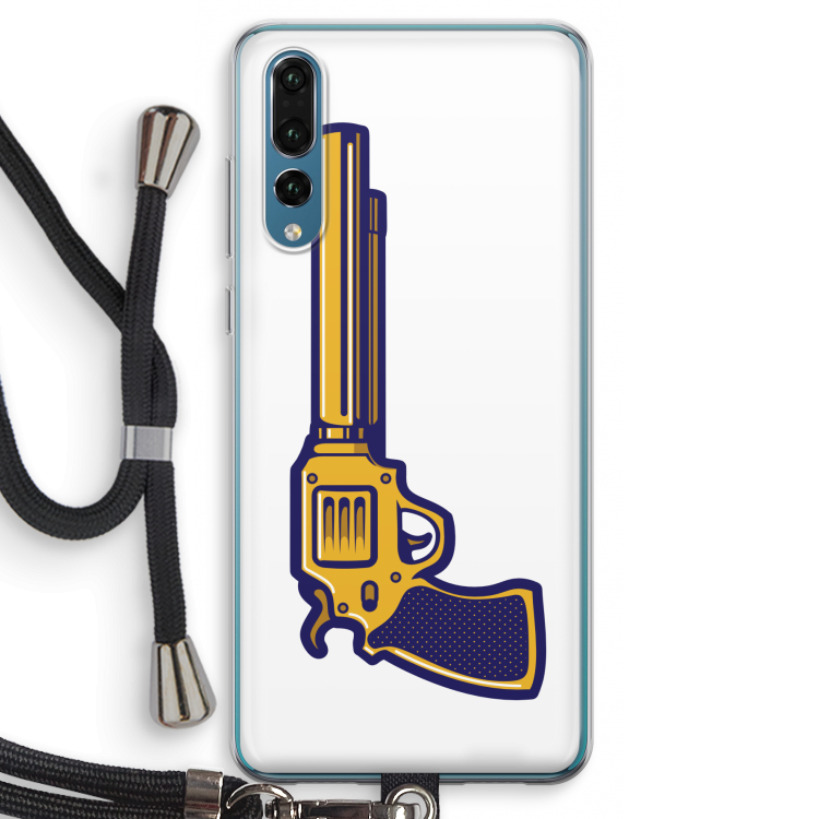Pew Pew Pew: Huawei P20 Pro Transparant Hoesje met koord