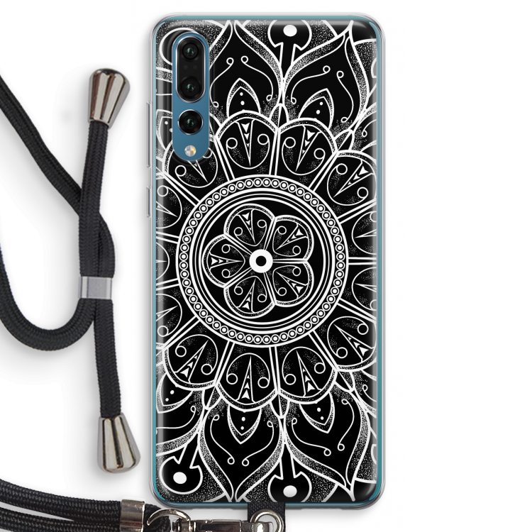 Roses Are Red: Huawei P20 Pro Transparant Hoesje met koord