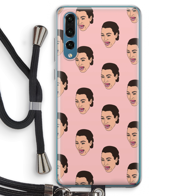 Ugly Cry Call: Huawei P20 Pro Transparant Hoesje met koord