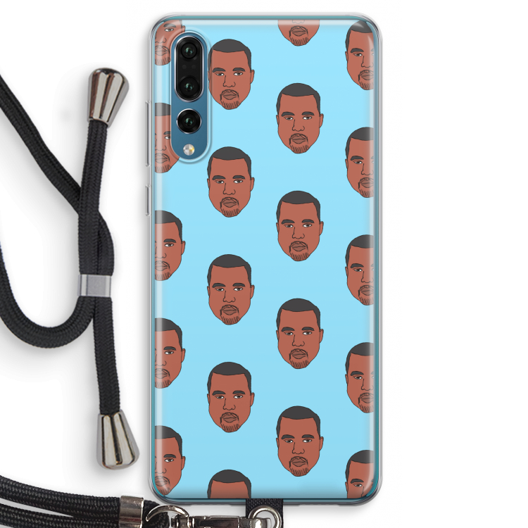 Kanye Call Me?: Huawei P20 Pro Transparant Hoesje met koord