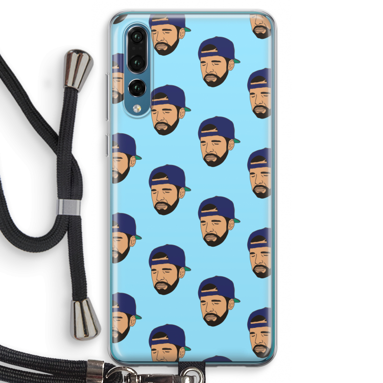 Drake Away: Huawei P20 Pro Transparant Hoesje met koord
