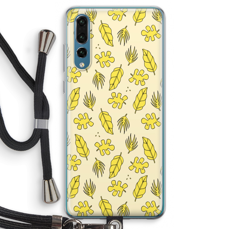 Herfst: Huawei P20 Pro Transparant Hoesje met koord