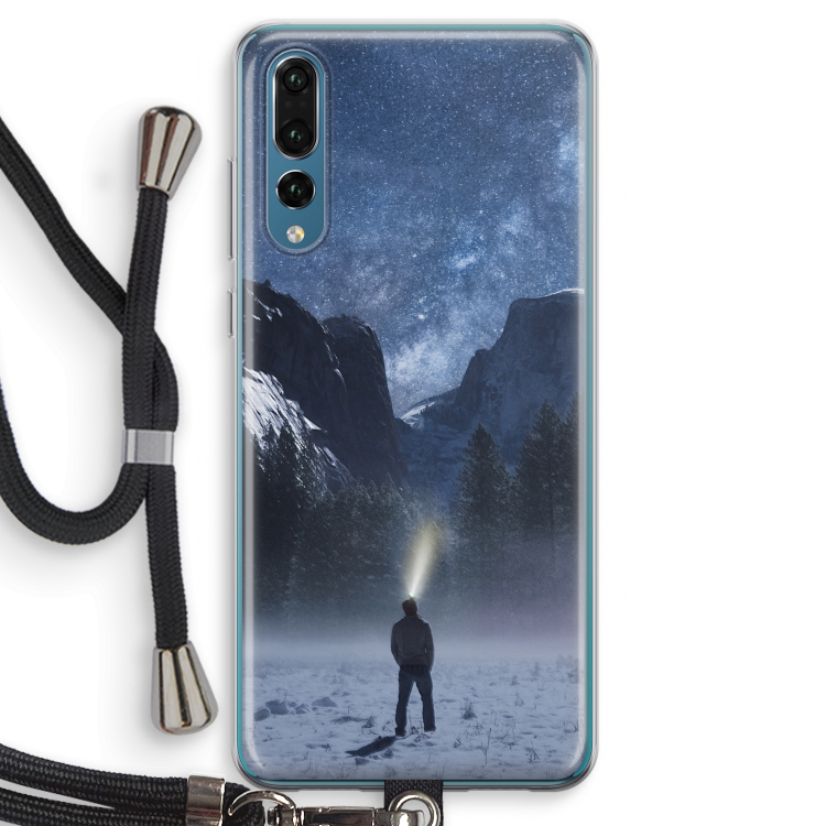 Wanderlust: Huawei P20 Pro Transparant Hoesje met koord