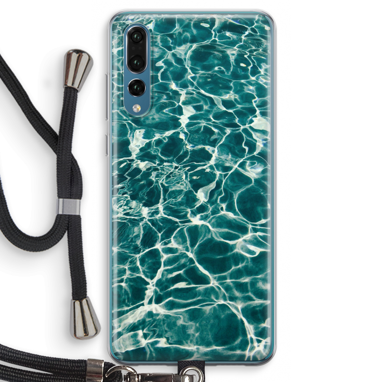 Weerkaatsing water: Huawei P20 Pro Transparant Hoesje met koord