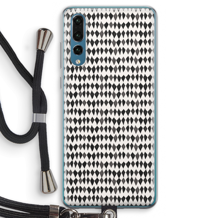Crazy shapes: Huawei P20 Pro Transparant Hoesje met koord