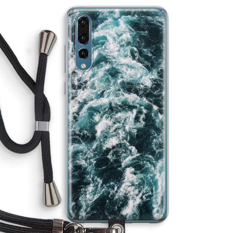 Zee golf: Huawei P20 Pro Transparant Hoesje met koord