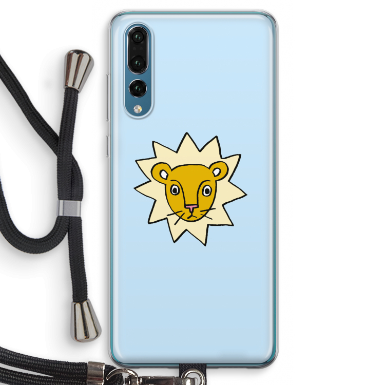 Kleine leeuw: Huawei P20 Pro Transparant Hoesje met koord