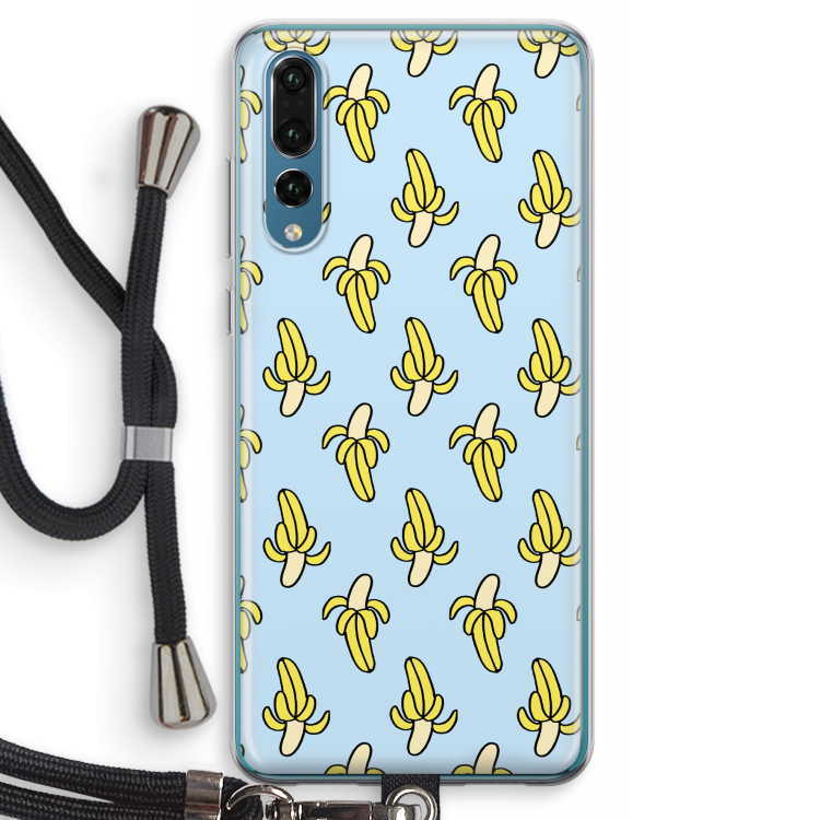 Bananas: Huawei P20 Pro Transparant Hoesje met koord