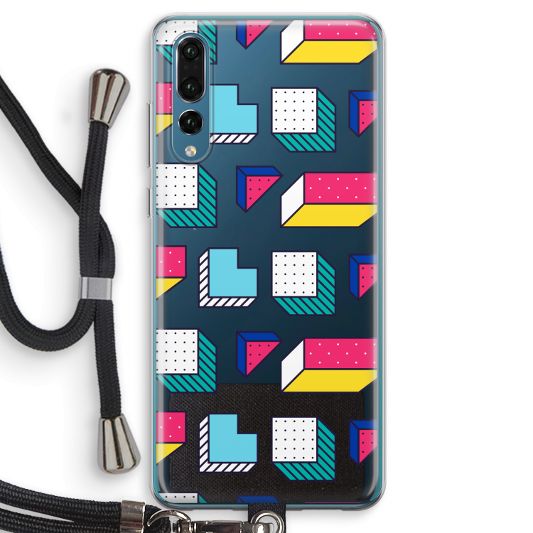 8-bit N°7: Huawei P20 Pro Transparant Hoesje met koord