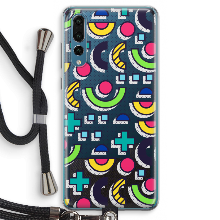 8-bit N°6: Huawei P20 Pro Transparant Hoesje met koord
