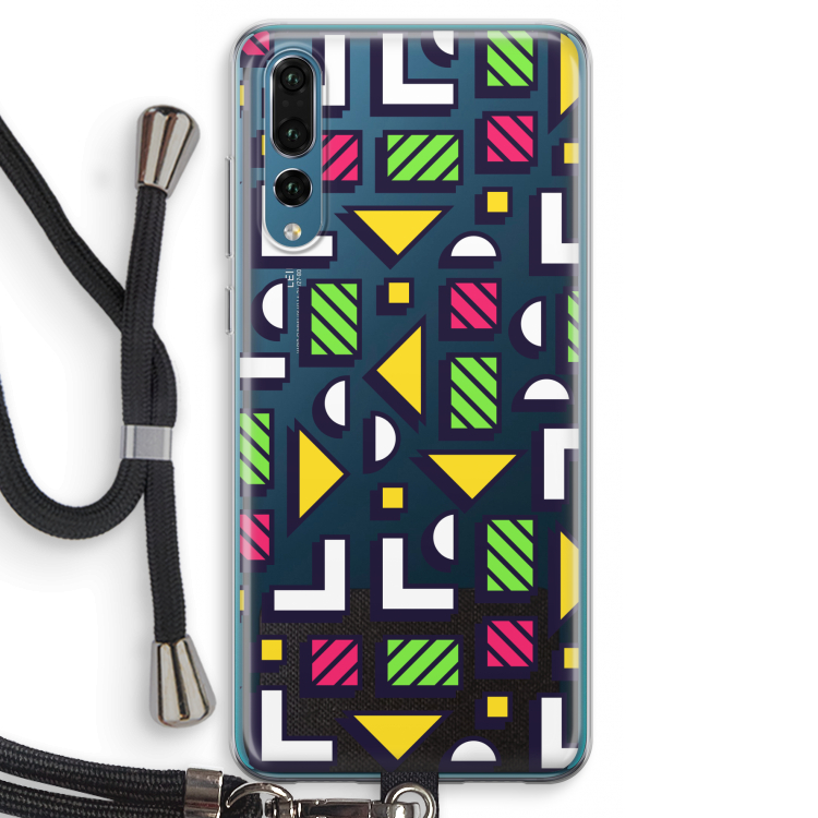 8-bit N°4: Huawei P20 Pro Transparant Hoesje met koord