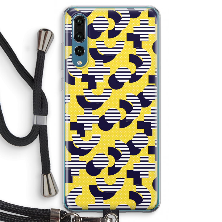 8-bit N°3: Huawei P20 Pro Transparant Hoesje met koord