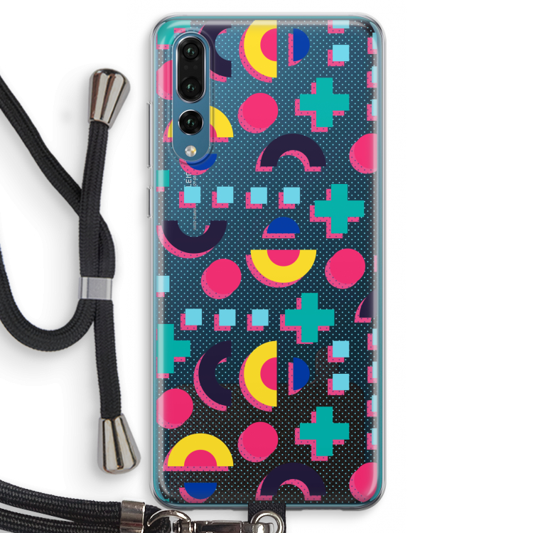 8-bit N°2: Huawei P20 Pro Transparant Hoesje met koord