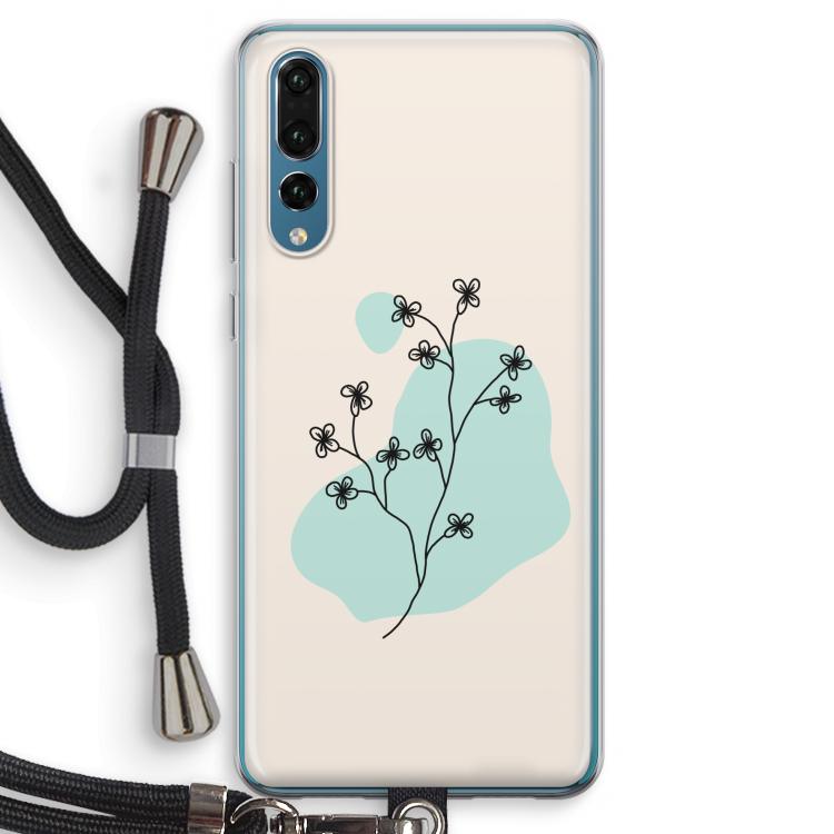 Love your petals: Huawei P20 Pro Transparant Hoesje met koord