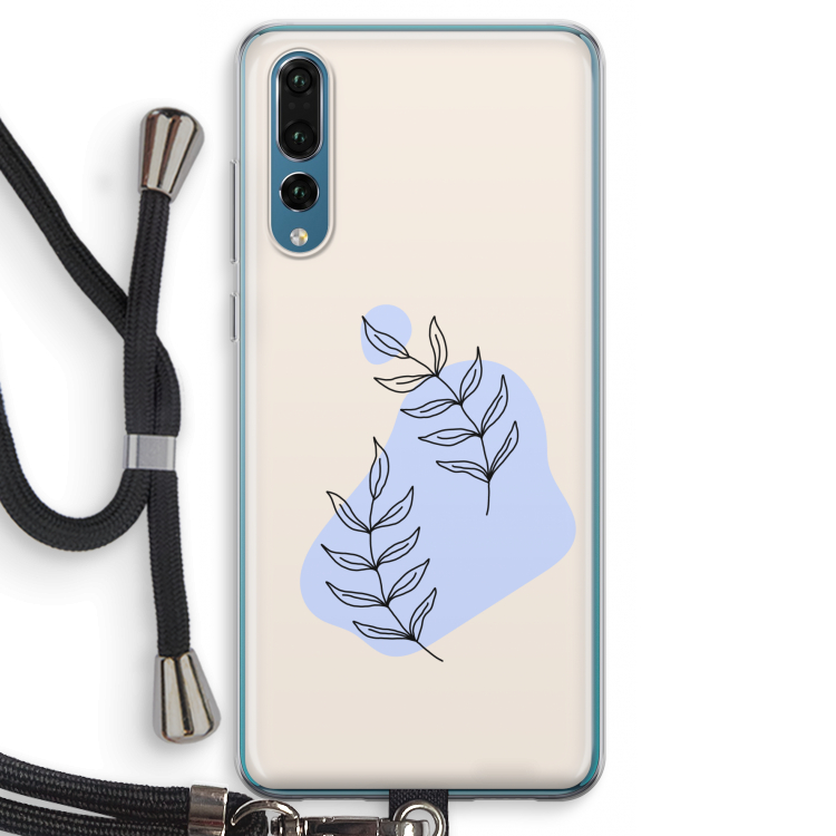 Leaf me if you can: Huawei P20 Pro Transparant Hoesje met koord