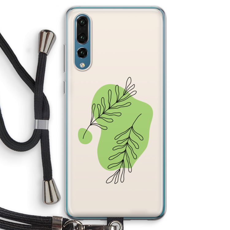 Beleaf in you: Huawei P20 Pro Transparant Hoesje met koord