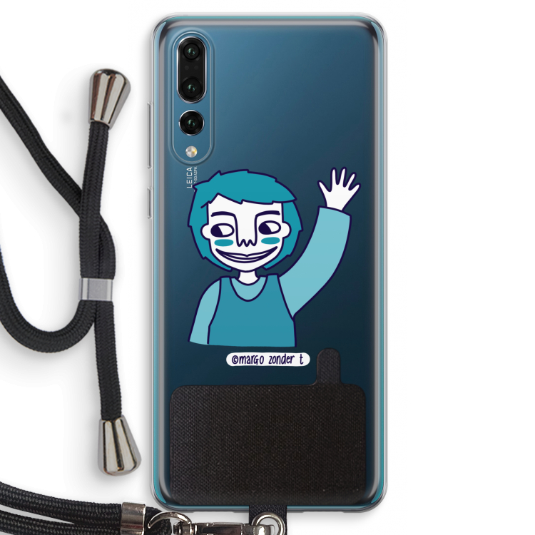 Zwaai: Huawei P20 Pro Transparant Hoesje met koord