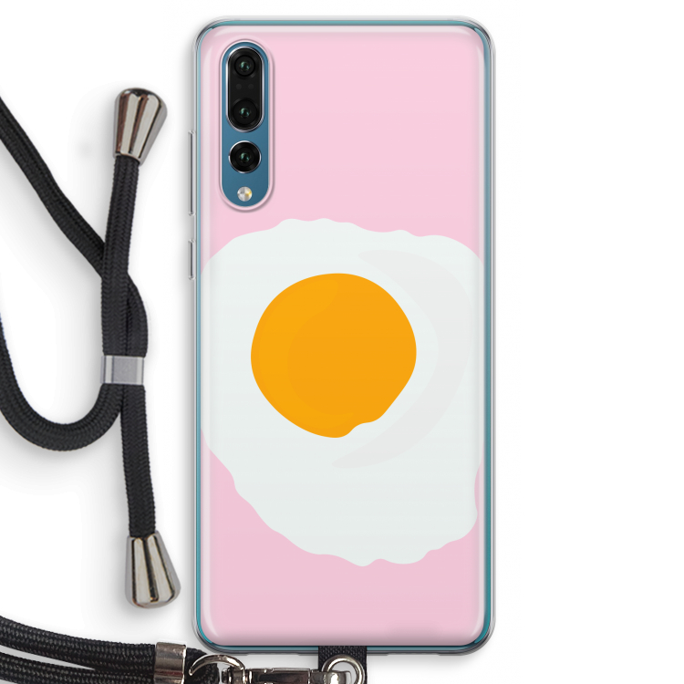 Sunny side up: Huawei P20 Pro Transparant Hoesje met koord