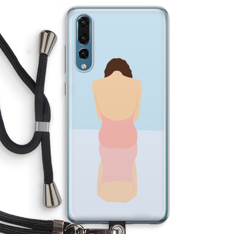 Mirror: Huawei P20 Pro Transparant Hoesje met koord