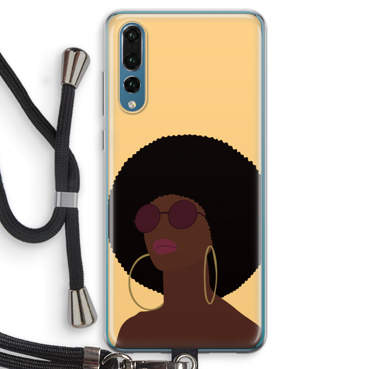 Golden hour: Huawei P20 Pro Transparant Hoesje met koord