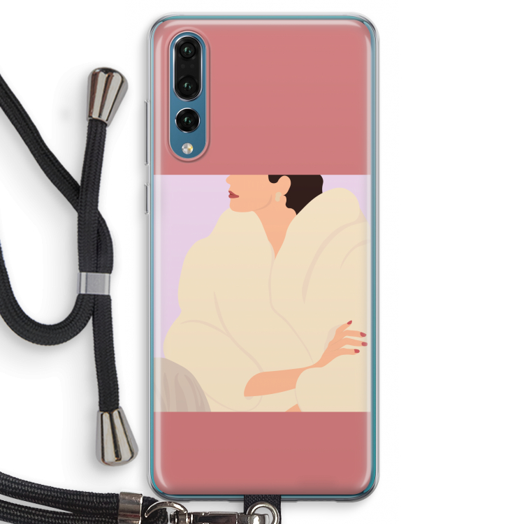 Cosy: Huawei P20 Pro Transparant Hoesje met koord