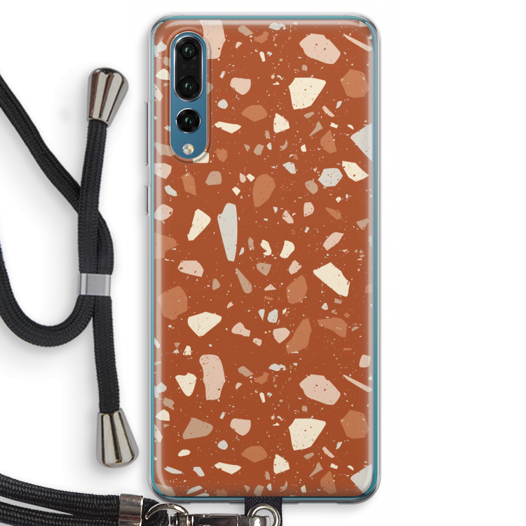 Terrazzo N°22: Huawei P20 Pro Transparant Hoesje met koord