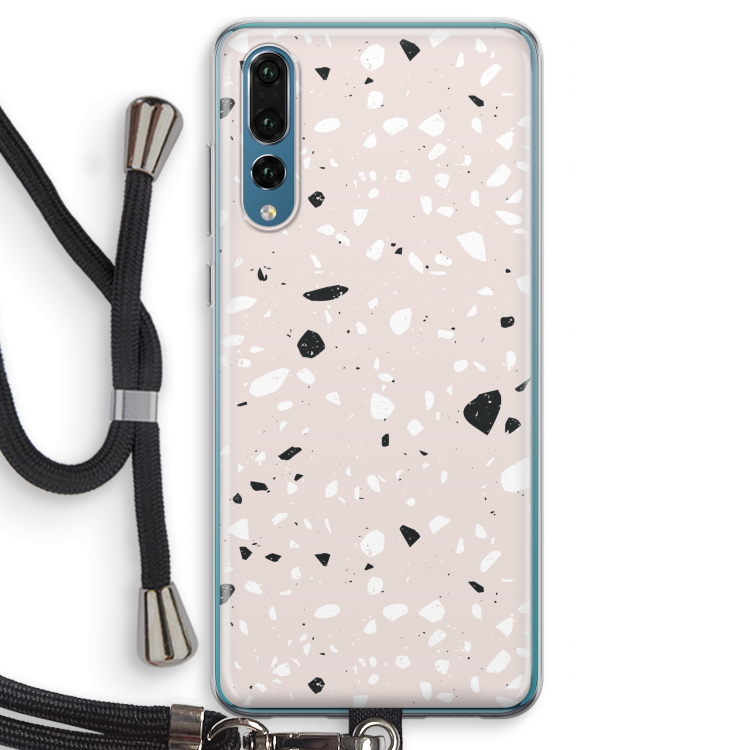 Terrazzo N°20: Huawei P20 Pro Transparant Hoesje met koord