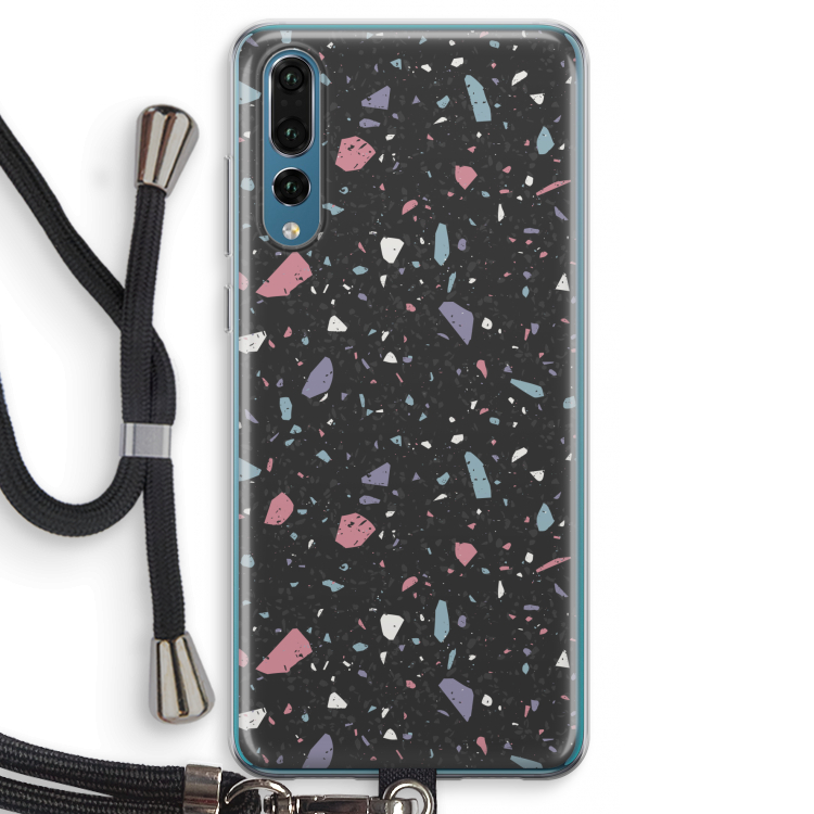 Terrazzo N°16: Huawei P20 Pro Transparant Hoesje met koord