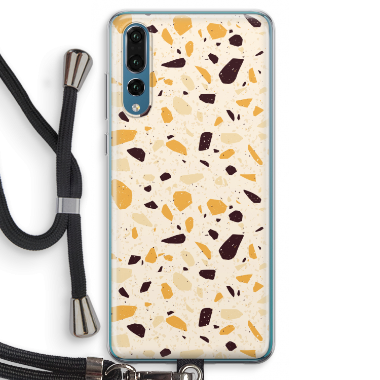 Terrazzo N°13: Huawei P20 Pro Transparant Hoesje met koord