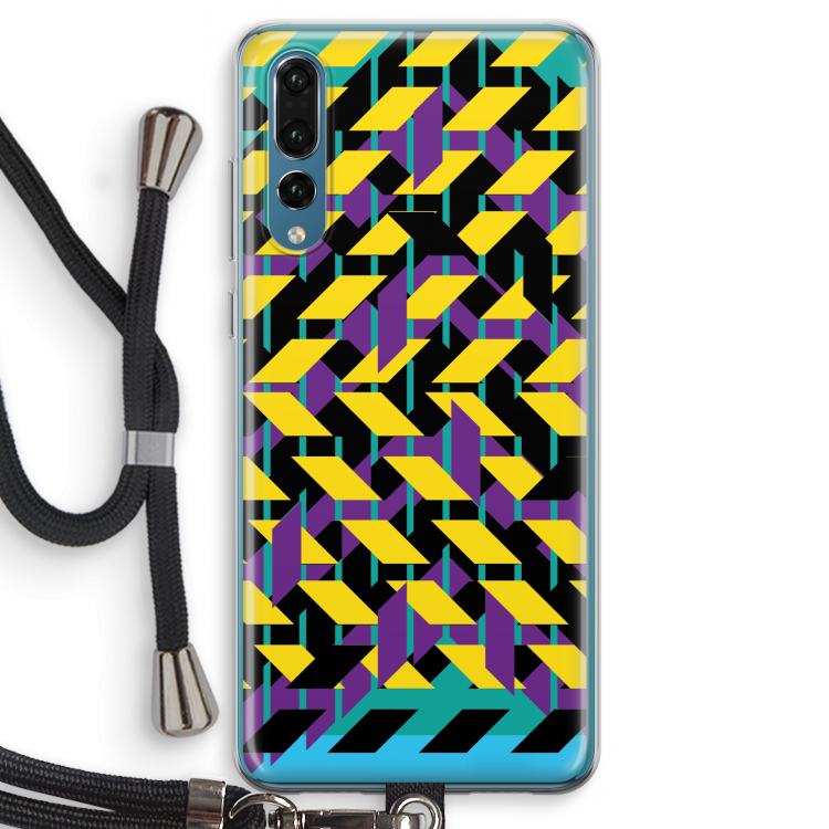 Skew Bee 3: Huawei P20 Pro Transparant Hoesje met koord