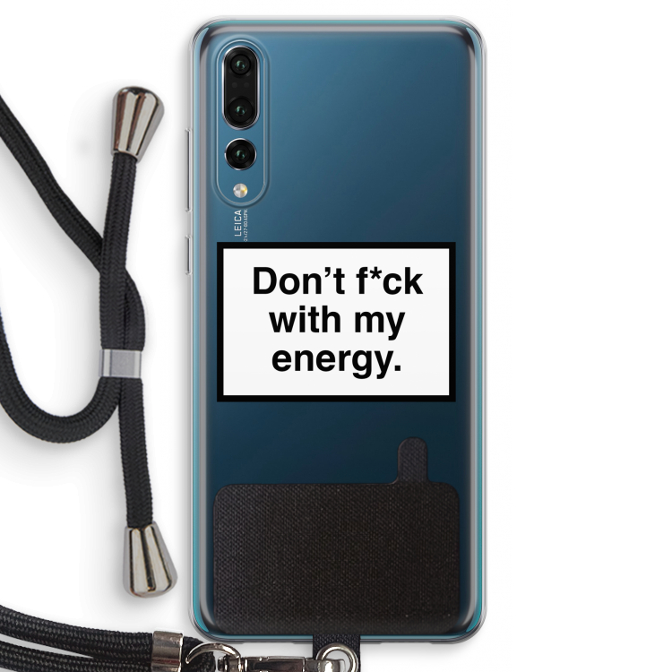 My energy: Huawei P20 Pro Transparant Hoesje met koord