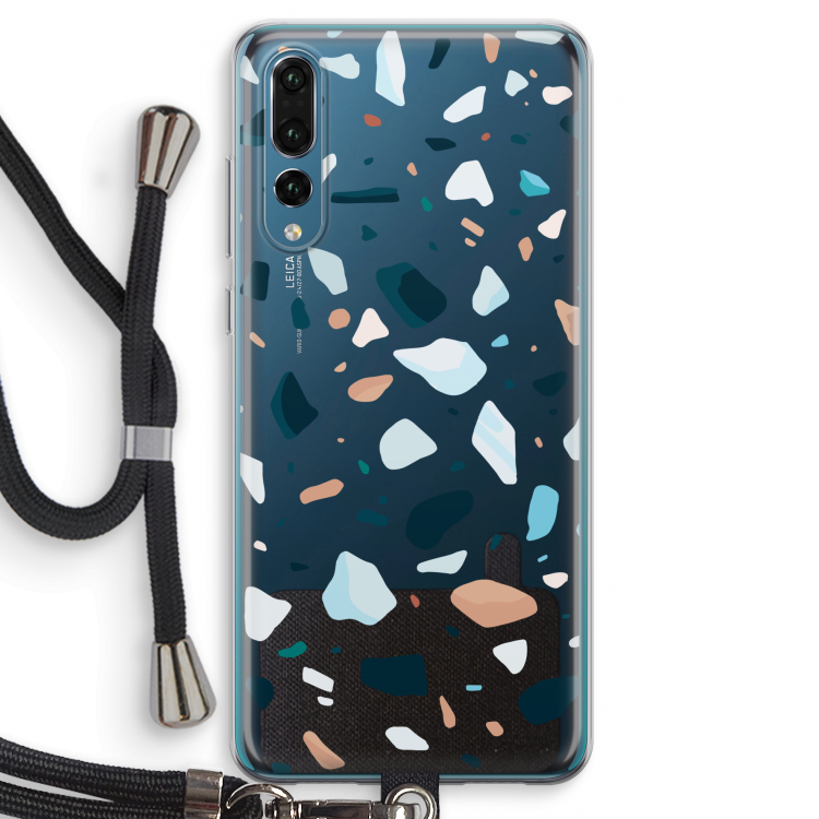 Terrazzo N°13: Huawei P20 Pro Transparant Hoesje met koord