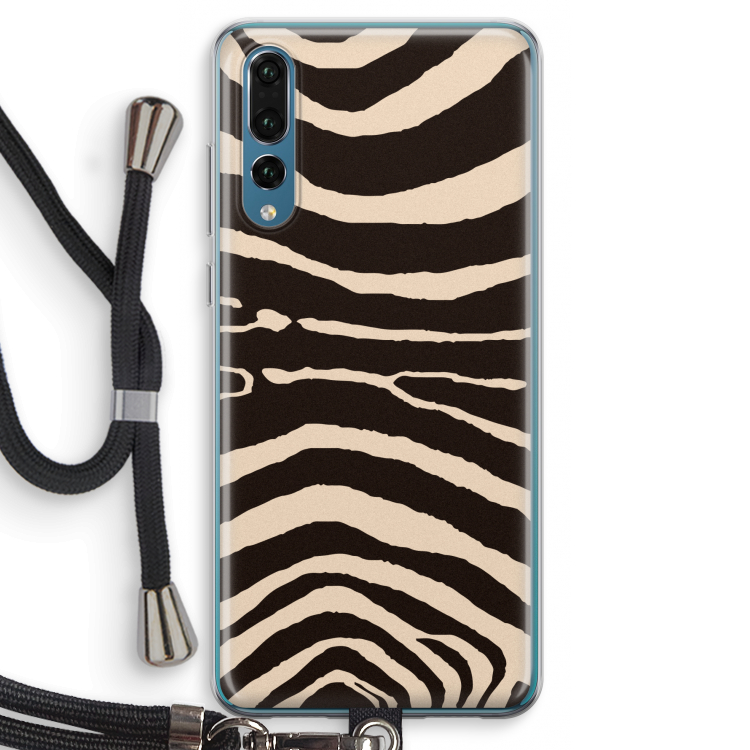 Arizona Zebra: Huawei P20 Pro Transparant Hoesje met koord