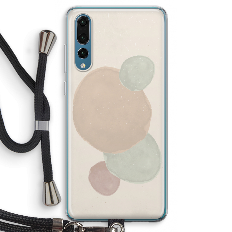 Geo #9: Huawei P20 Pro Transparant Hoesje met koord