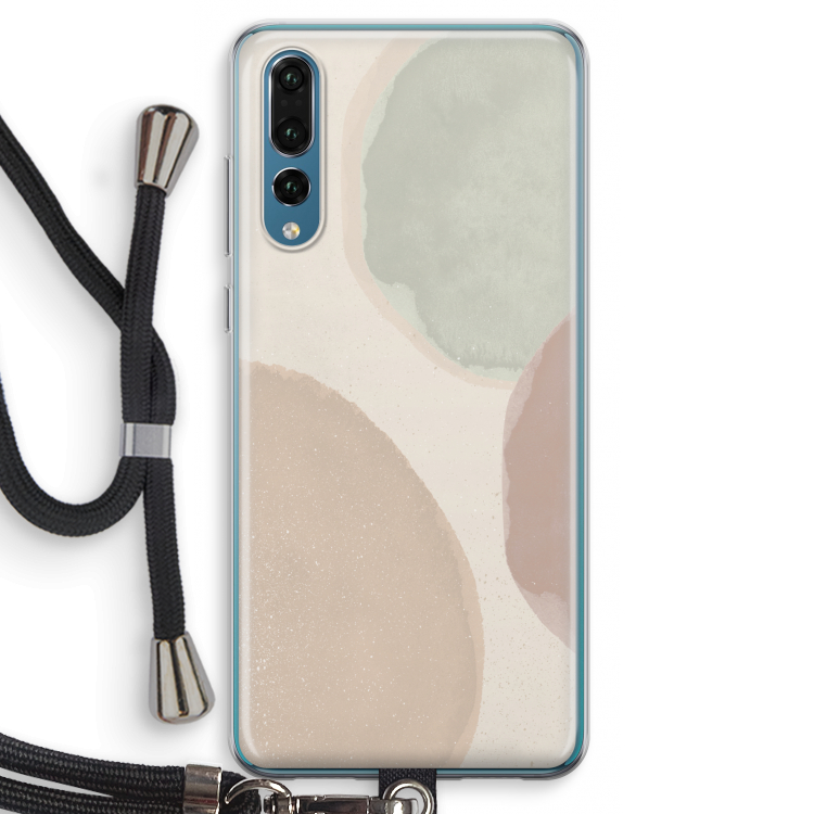 Geo #8: Huawei P20 Pro Transparant Hoesje met koord