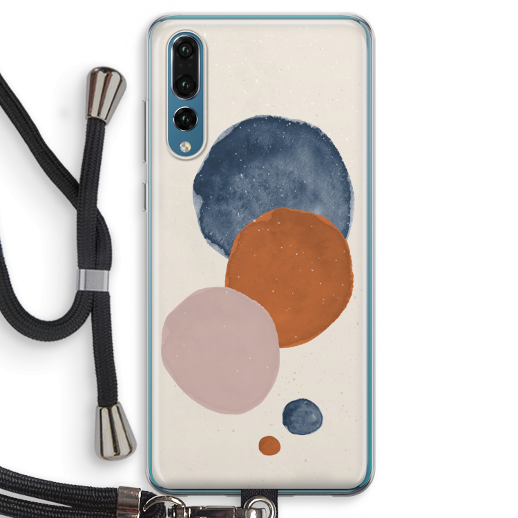 Geo #4: Huawei P20 Pro Transparant Hoesje met koord