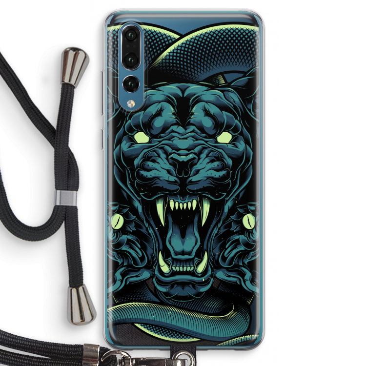 Cougar and Vipers: Huawei P20 Pro Transparant Hoesje met koord
